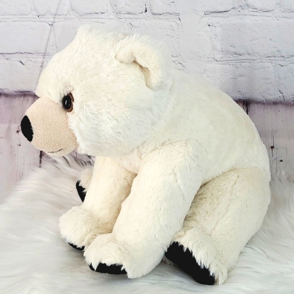 Wild Republic Zoo Realistic Polar Bear Winter Plush Stuffed Animal Toy 14" - Picture 6 of 17